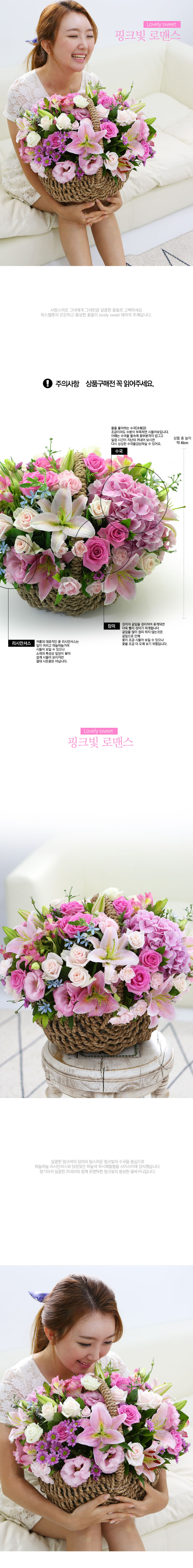 생일과 결혼기념일,특별한 행사에 풍성하면서 보내는 사람의 마음을 잘 전달할수가 있어서
이 풍성함이 느껴지는 꽃바구니는 베스트상품입니다.