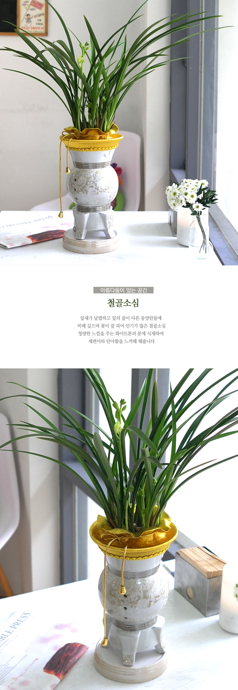 아름다움이 있는 공간 - 철골소심 (화기품절)