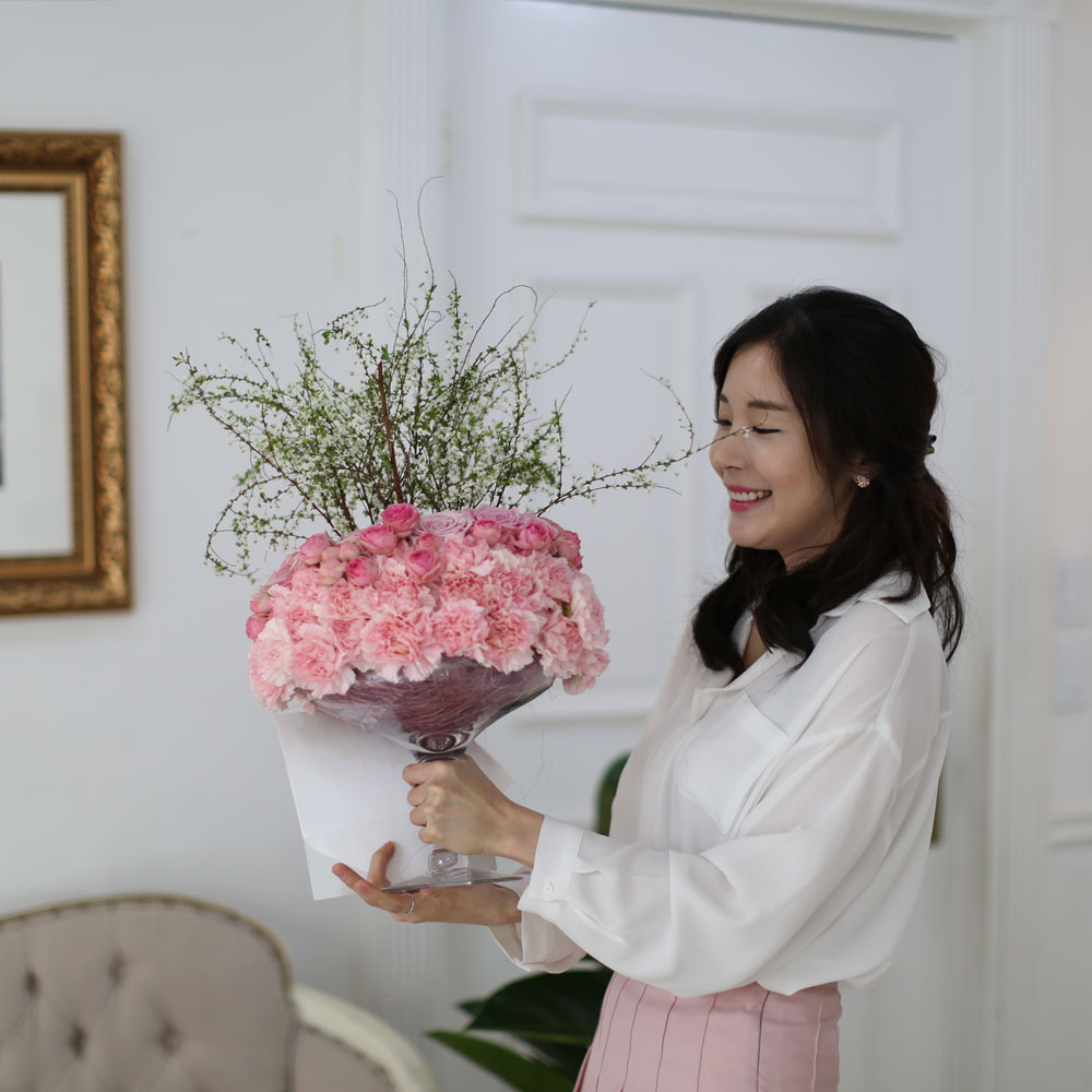 Invaluable white day - top pink(화기 품절시 변경될 수 있음)