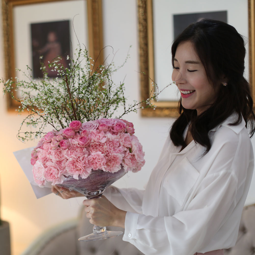 Invaluable white day - top pink(화기 품절시 변경될 수 있음)