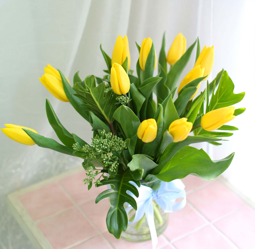 '(必)환경’시대 오아시스없는 플라워화병 - I like the tulip