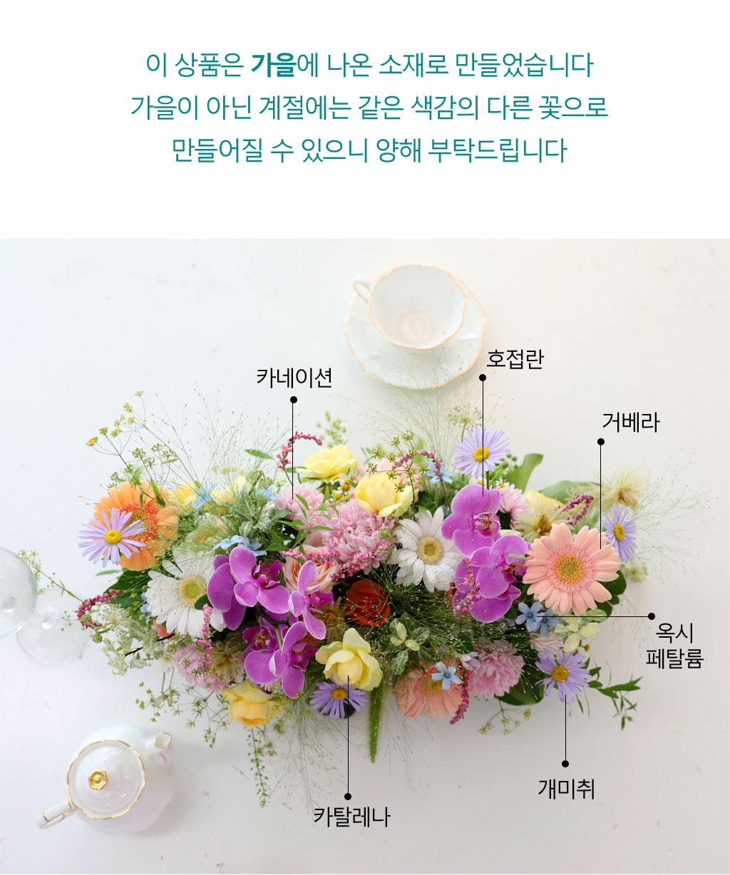 테이블 위의 작은 정원