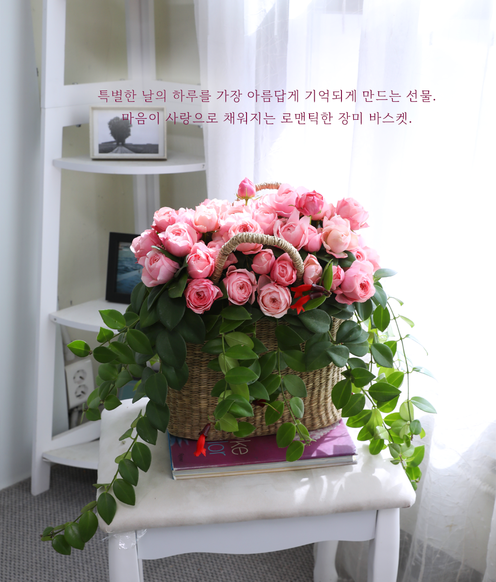 소중한 사람의 미소를 보고 싶을 때, 이 꽃을 선물하세요.