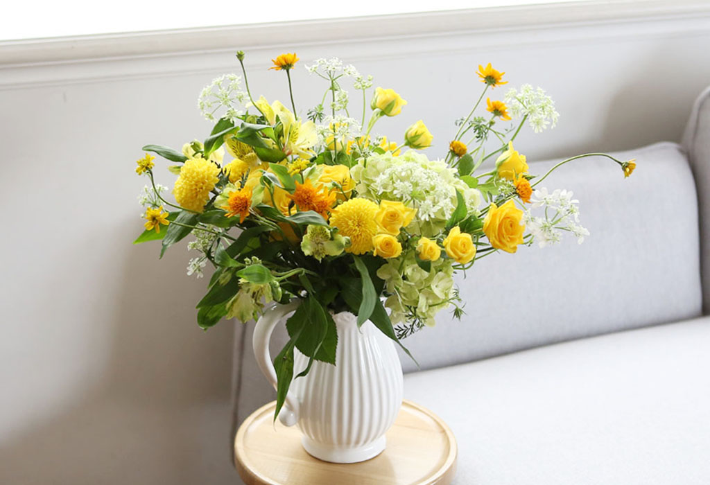 White Glass Vase