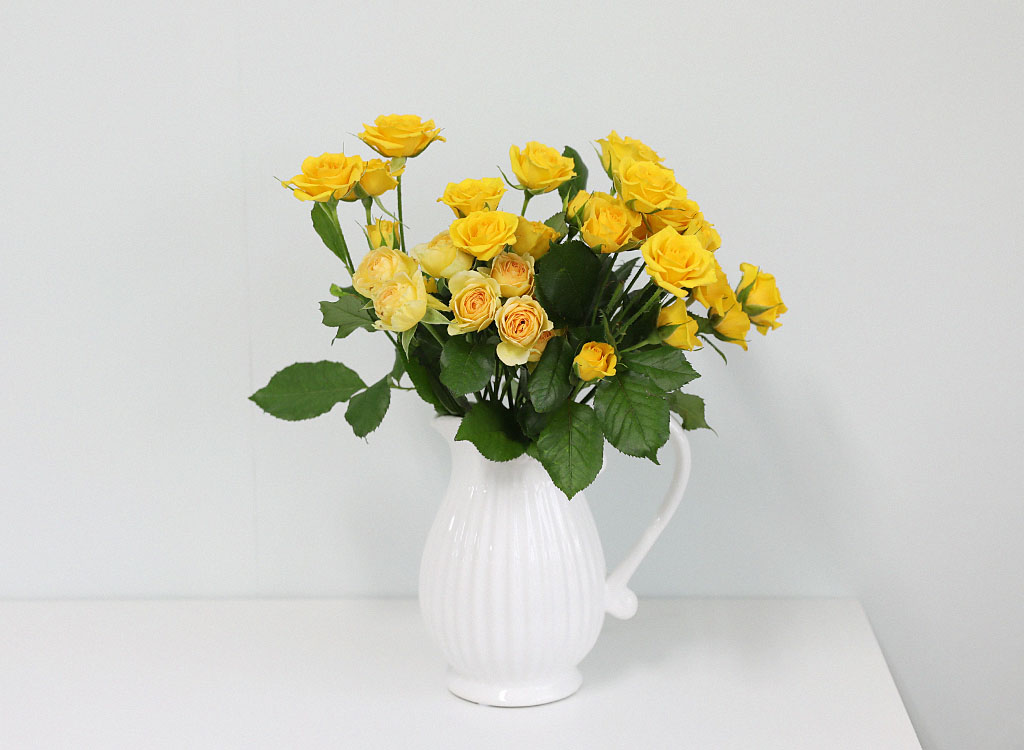 White Glass Vase