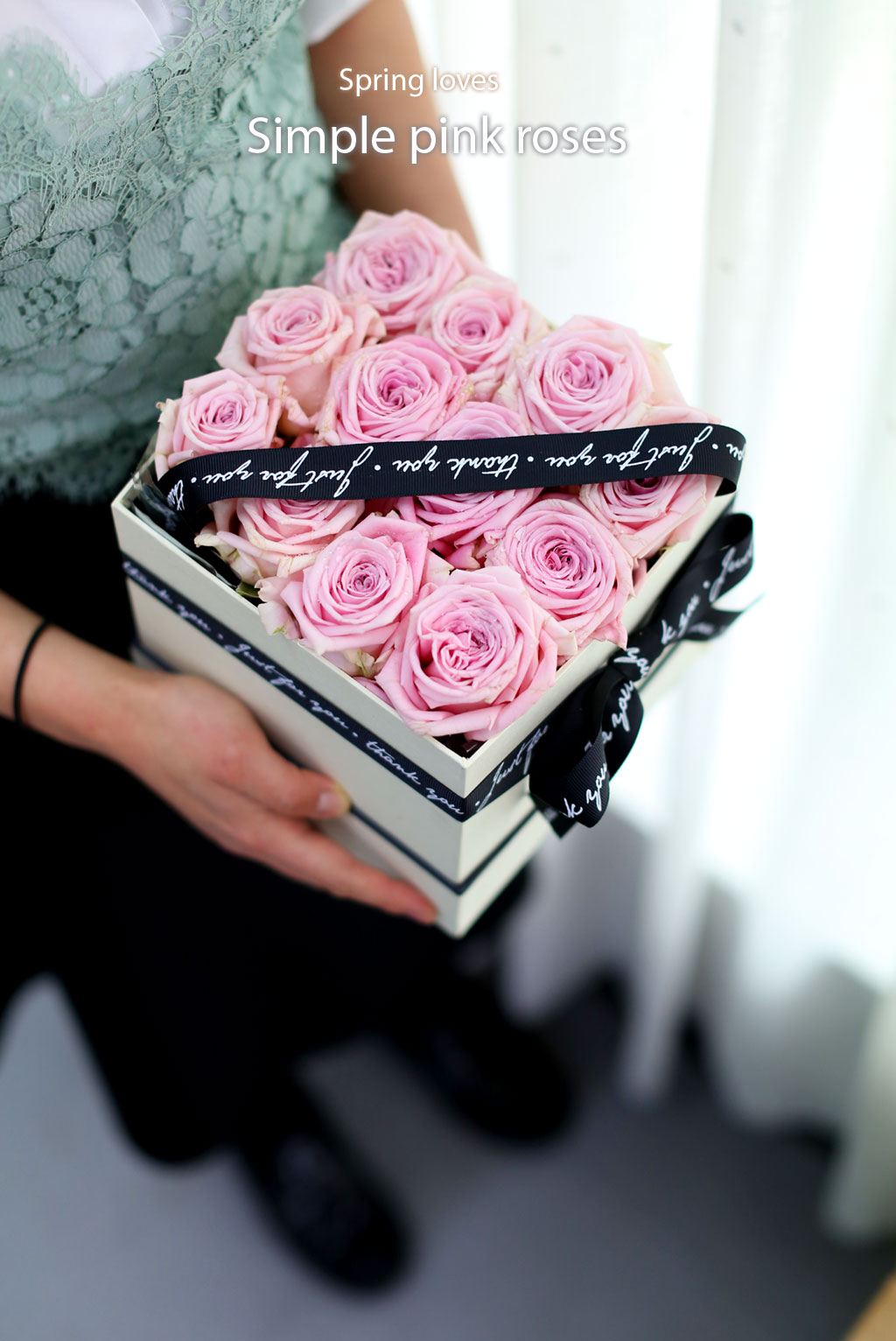 Spring loves Simple pink roses