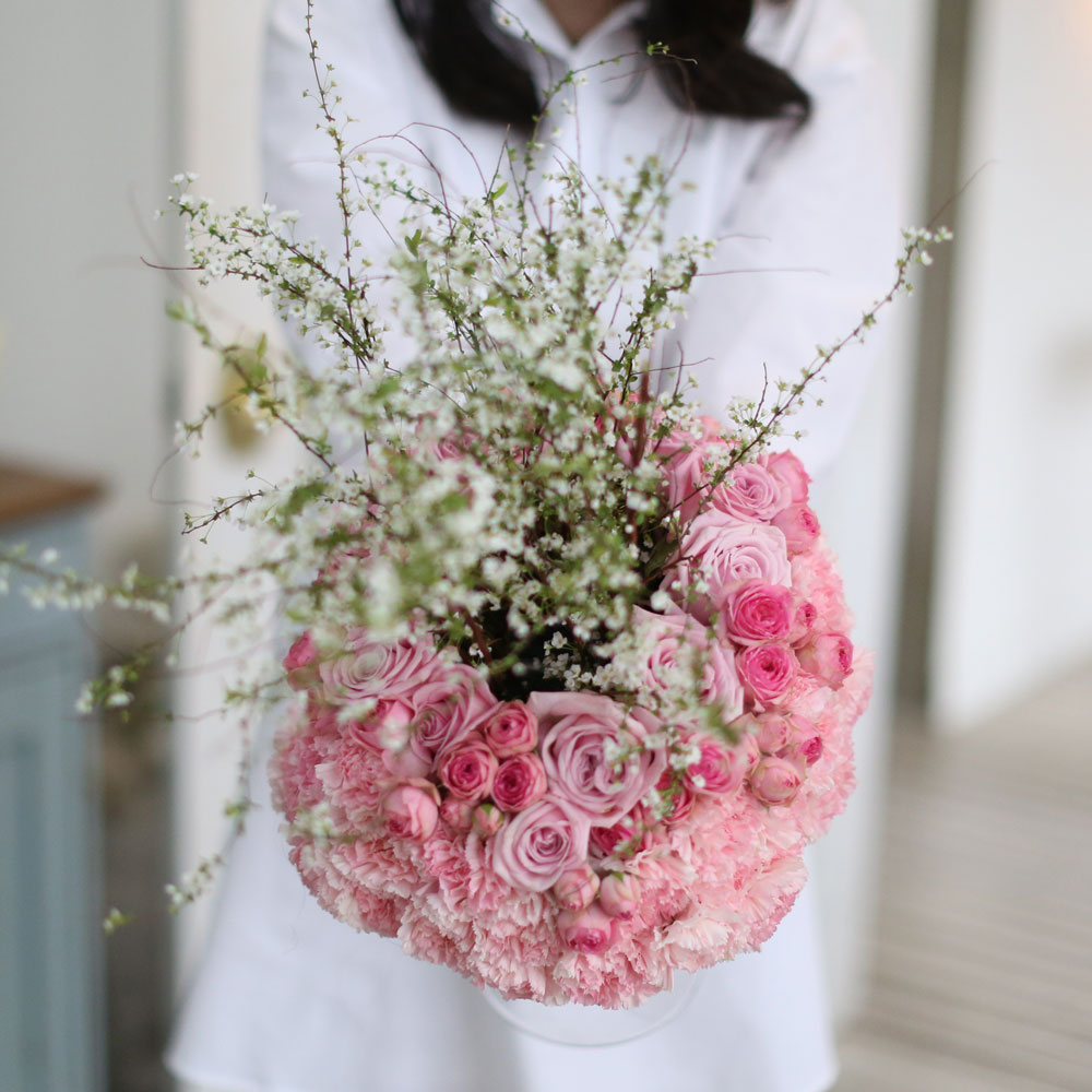 Invaluable white day - top pink(화기 품절시 변경될 수 있음)
