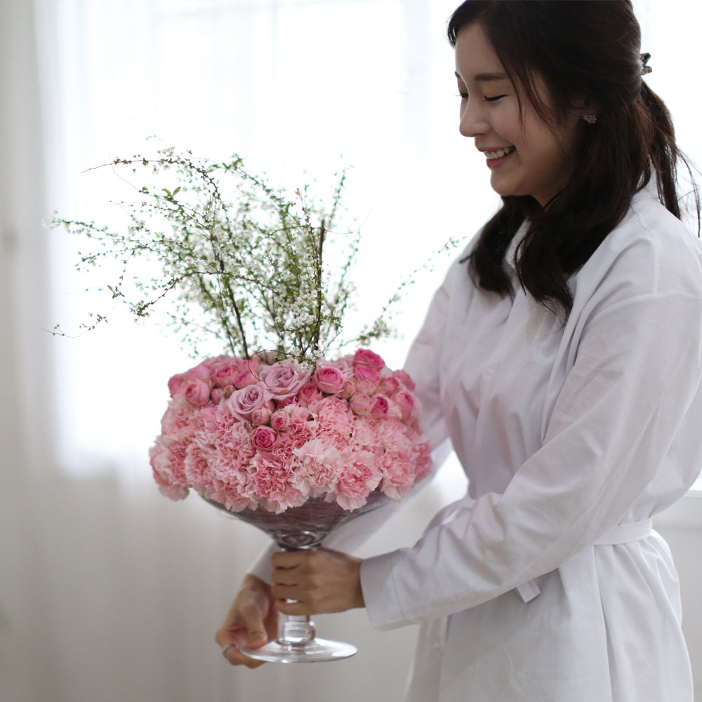 Invaluable white day - top pink(화기 품절시 변경될 수 있음)