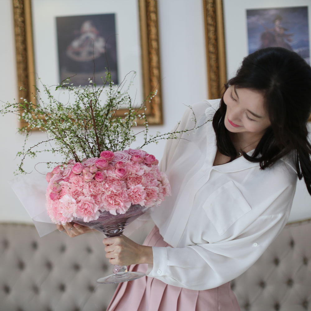 Invaluable white day - top pink(화기 품절시 변경될 수 있음)