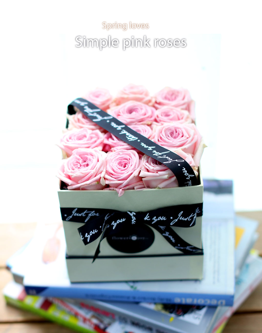 Spring loves Simple pink roses
