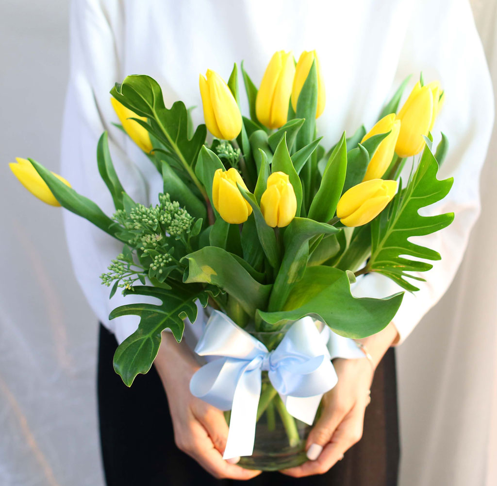 '(必)환경’시대 오아시스없는 플라워화병 - I like the tulip