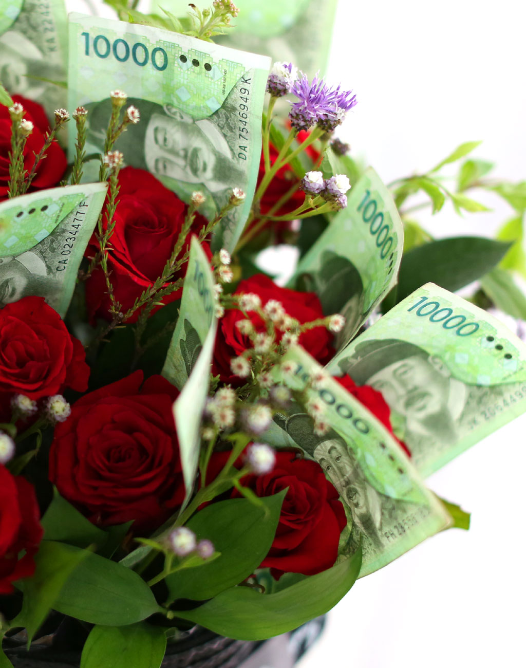 Money & flowers - 장미향기 나는 돈 (권종,금액은 별도입금)