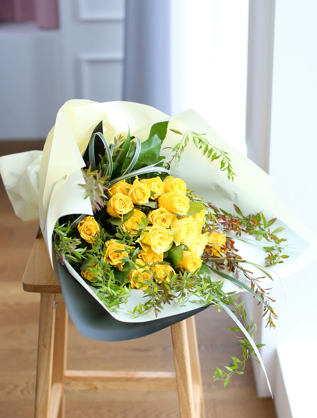 Roses are yellow